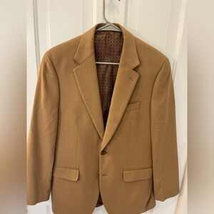 Ralph Lauren Tan Sport Coat, 38R Camel Color - Silk/Wool/Cashmere Blend - Soft!